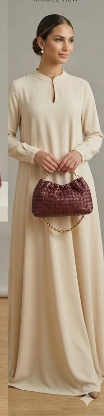 Small Weave Bag With Gold Strap